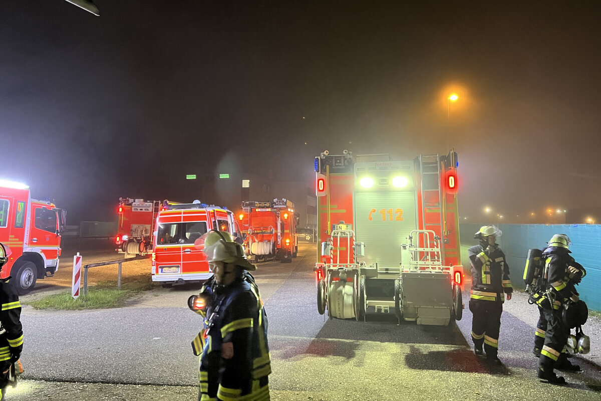 Übung der Feuerwehr