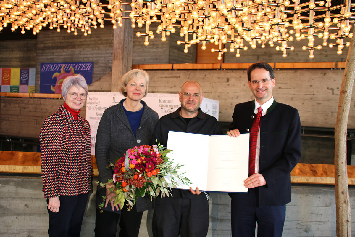 Verleihung des Marieluise-Fleißer-Preises im Foyer des Stadttheaters